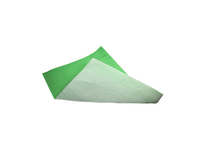 Green and white filter cotton