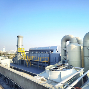 Scrubber Tower + Activated Carbon Adsorption