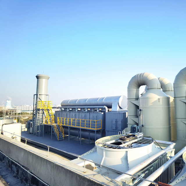 Scrubber Tower + Activated Carbon Adsorption